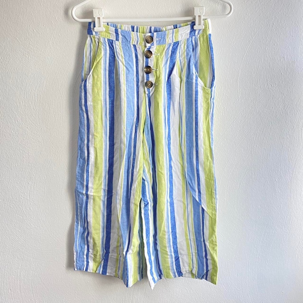 a.n.a striped culottes